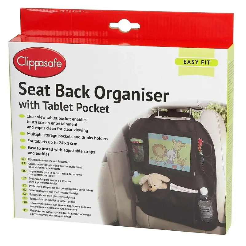 Clippasafe Organiser For Car Seat Back 1