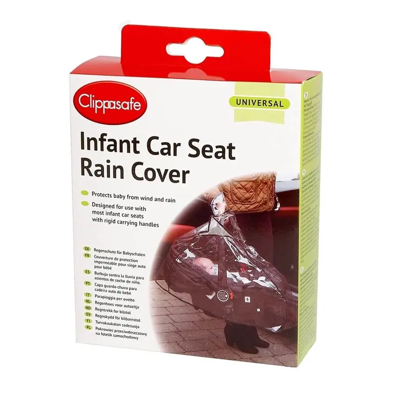 Clippasafe Pvc Rain Cover For Infant Car Seat 1