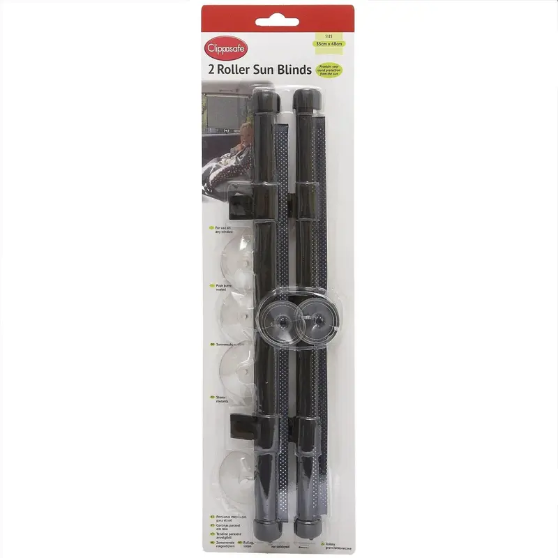 Clippasafe Twin Roller Blinds For The Car 1