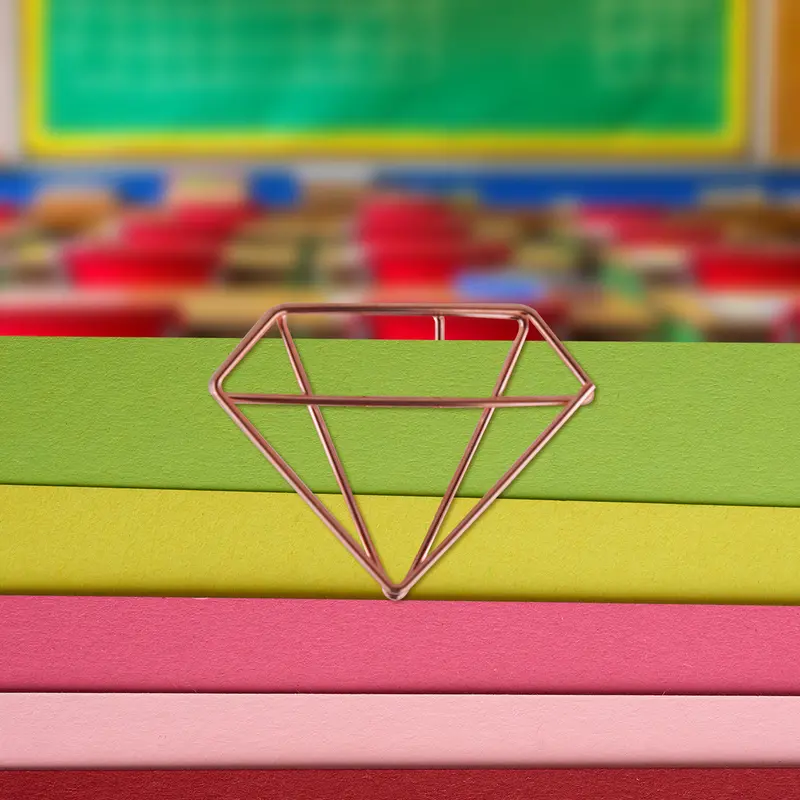Clips Con Diseño De Diamante, 8 Pzas 2