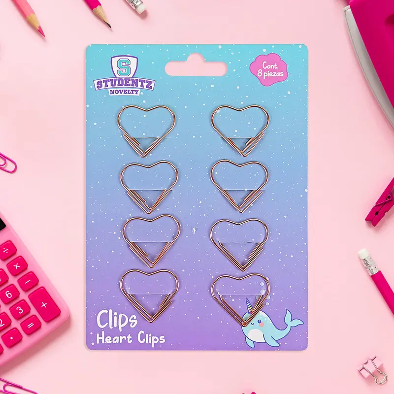 Clips De Corazón, 8 Piezas 1