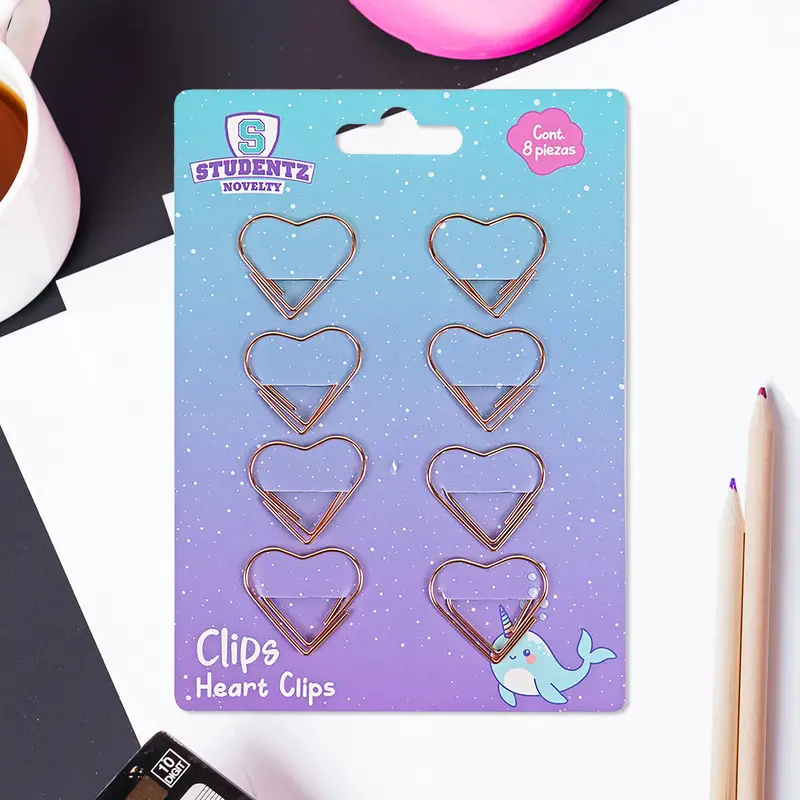 Clips De Corazón, 8 Piezas 2