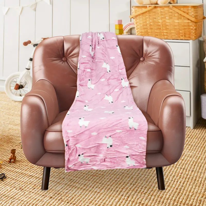 Cobija Con Estampado De Llamas 175X145cm 1