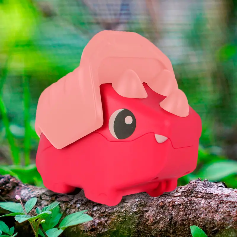 Cochecito De Juguete Rinoceronte, Color Rosa 1