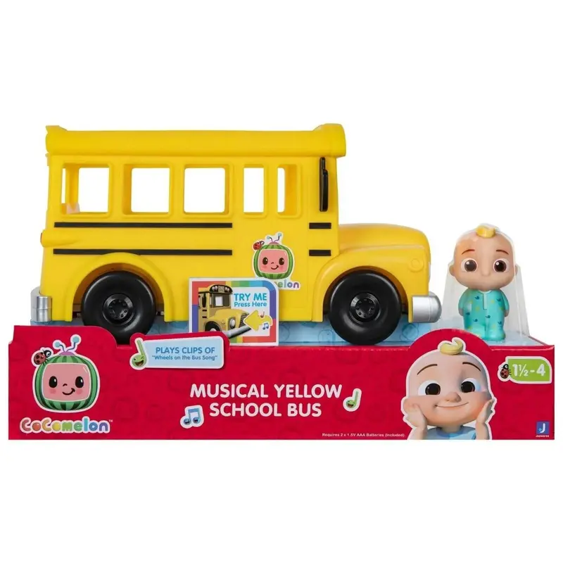Cocomelon - Feature Vehicle Yellow School Bus 1