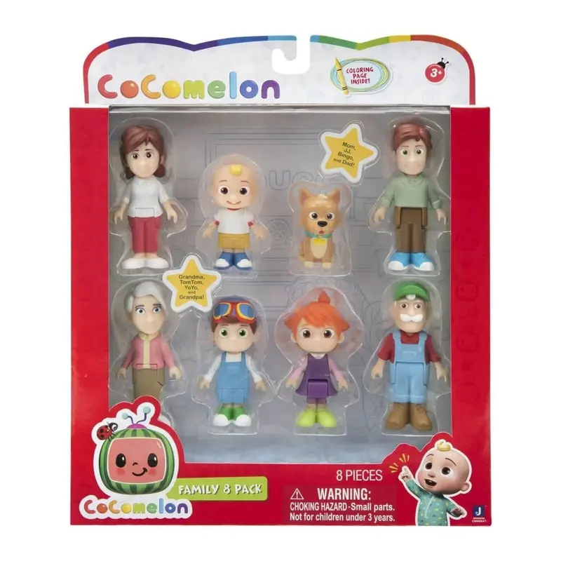 Cocomelon Figure 8 Pcs - Family 1