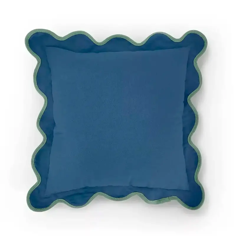 Cojín Cuadrado, Color Azul 1