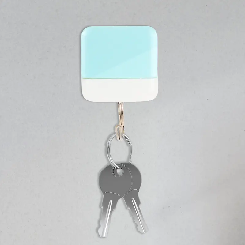 Colgador Multiusos Color Aqua Con Blanco, 2 Pzas 2
