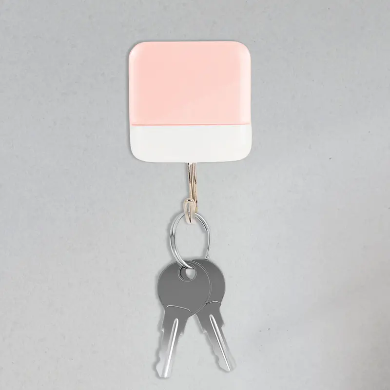 Colgador Multiusos Color Rosa Con Blanco, 2 Pzas 2