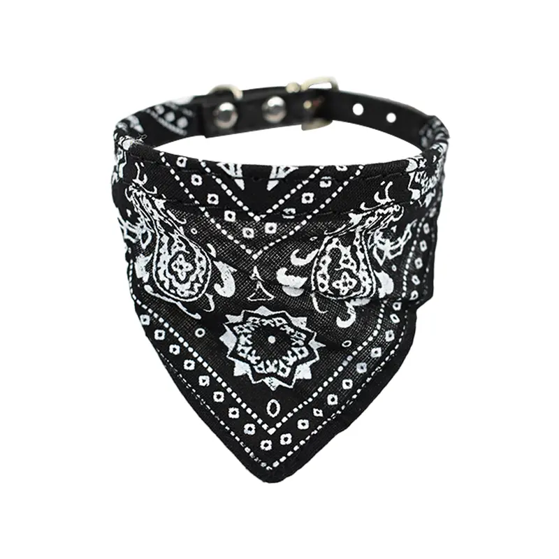 Collar Decorado Regional Razas Pequeñas Color Negro 1