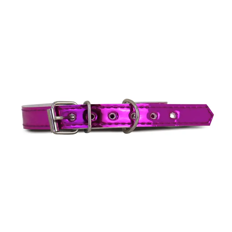Collar Sintético Color Morado Para Mascota 2
