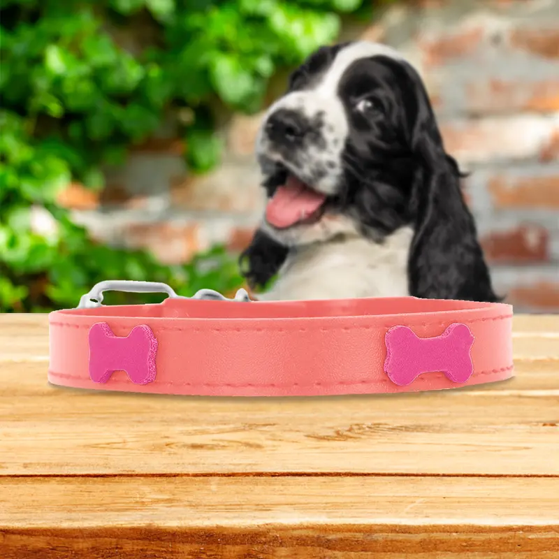 Collar Sintético Con Decoración De Huesitos Para Mascota 4