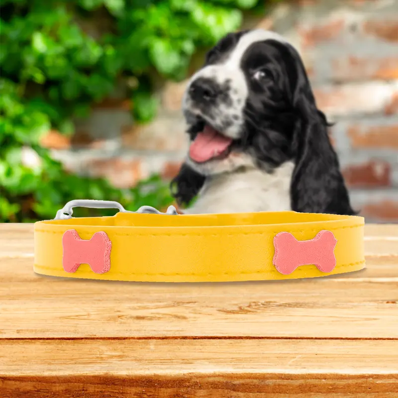 Collar Sintético Con Decoración De Huesitos Para Mascota 5