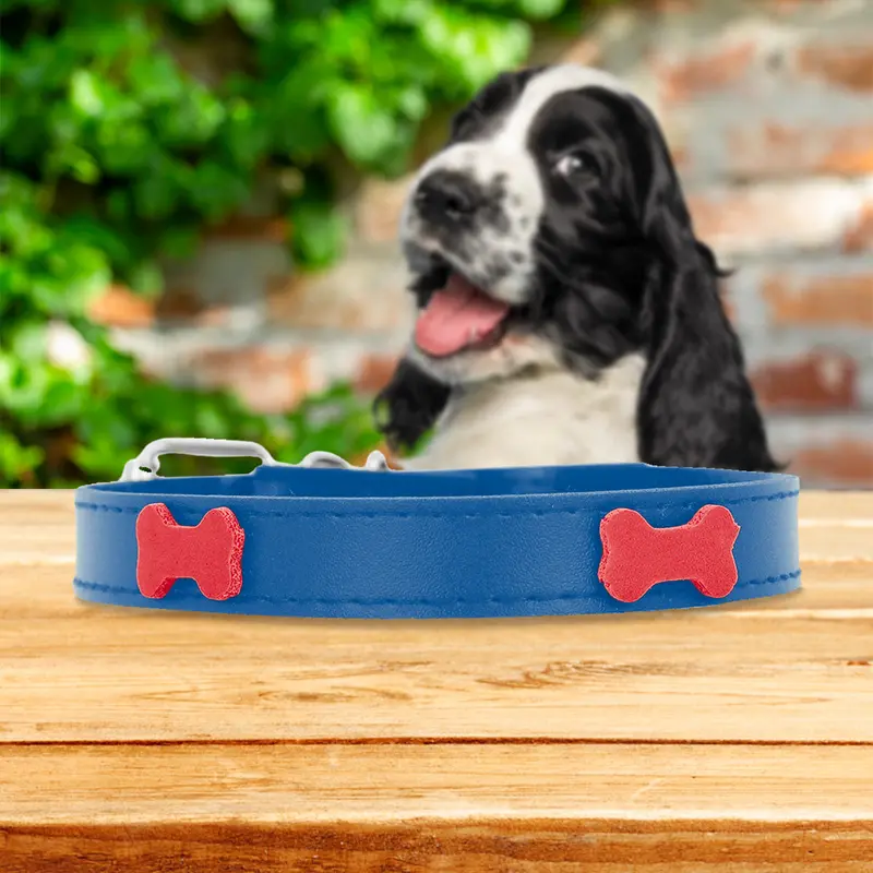 Collar Sintético Con Decoración De Huesitos Para Mascota 8