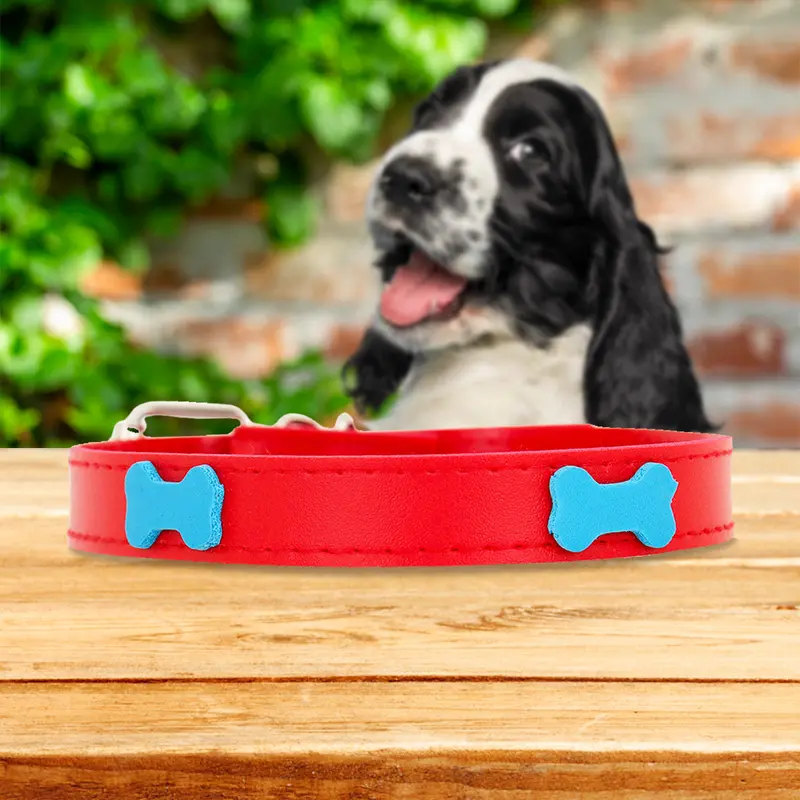 Collar Sintético Con Decoración De Huesitos Para Mascota 8