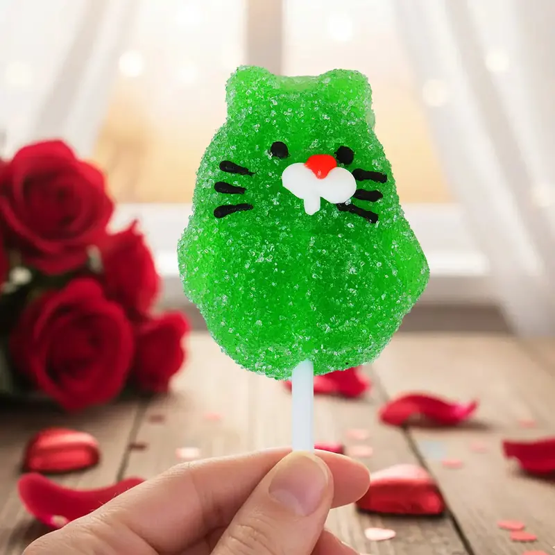 Conejito, Color Verde, Paleta De Gomita 1