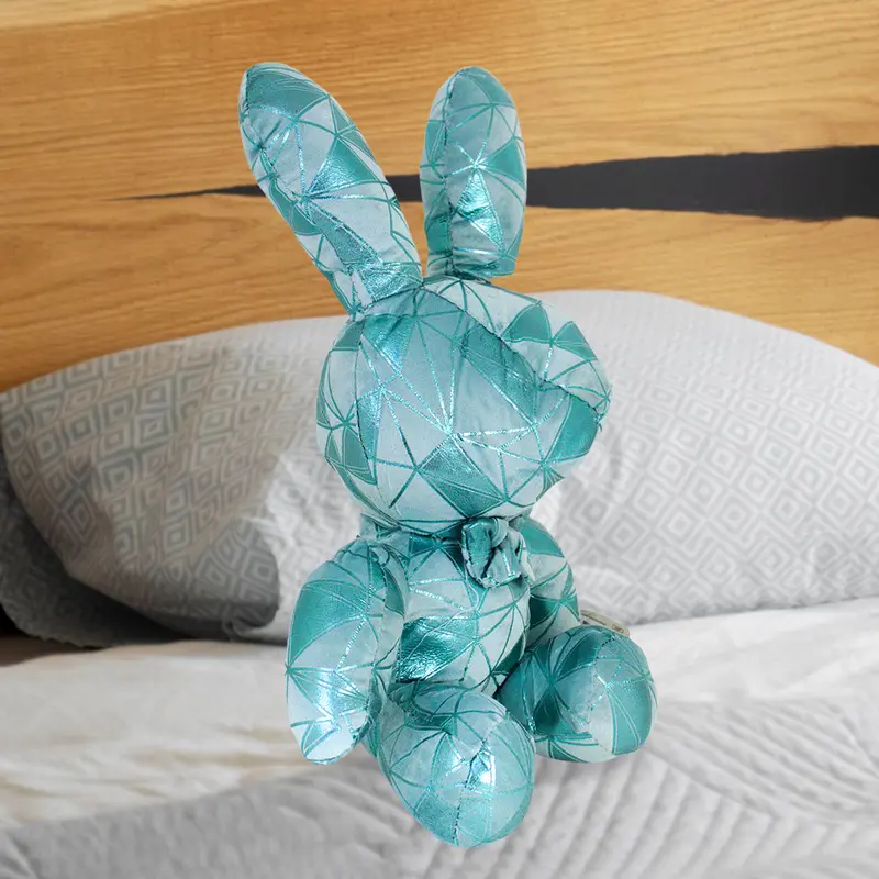 Conejo De Peluche Color Azul Aqua 1