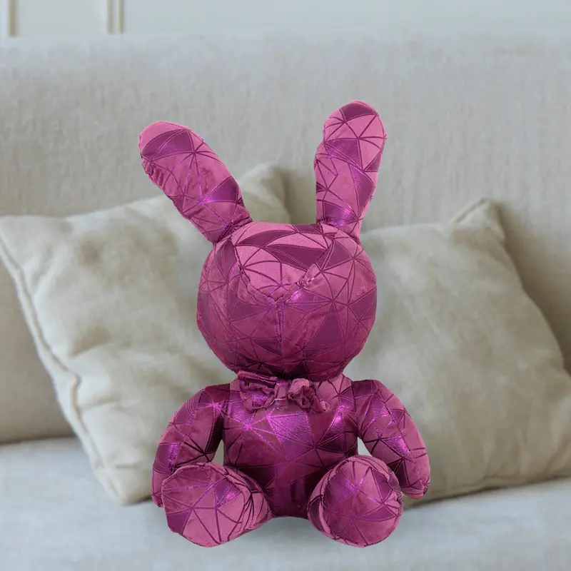 Conejo De Peluche Color Fucsia 2