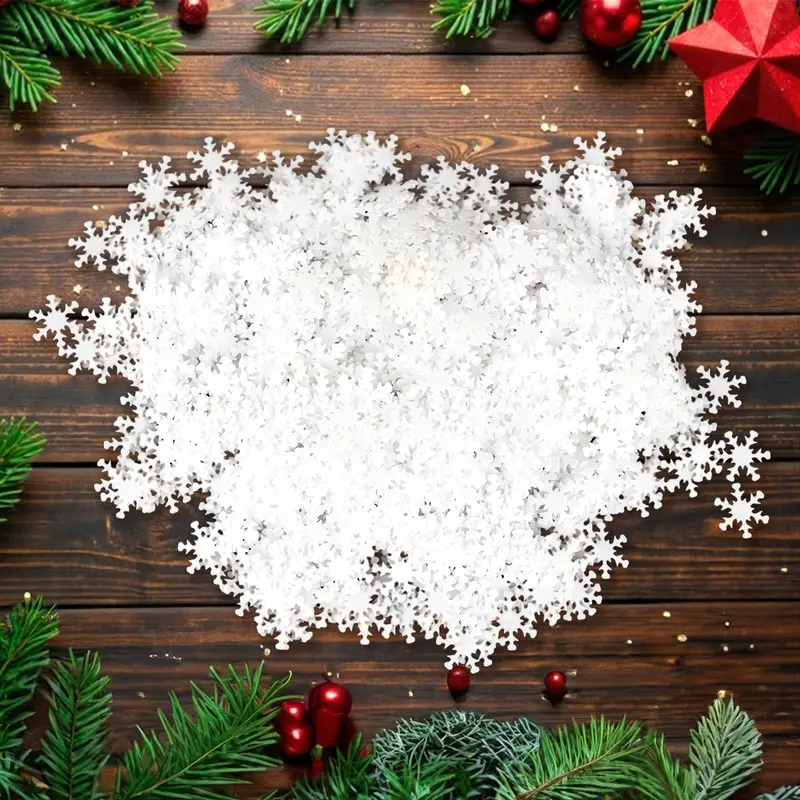 Confeti En Forma De Copo De Nieve, 50 Gr 1
