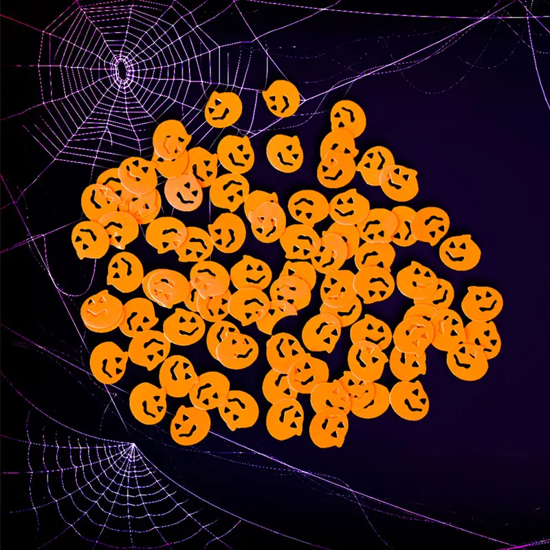 Confeti Metálico En Forma De Calabaza 2