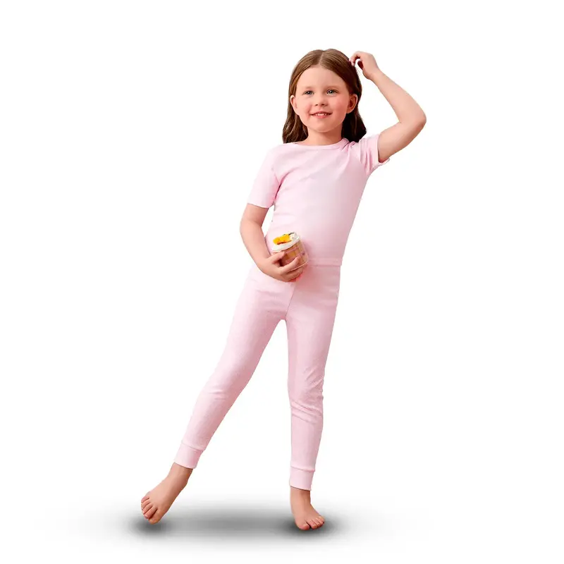 Conjunto De Blusa Y Pantalón Para Niña, Color Rosa 2