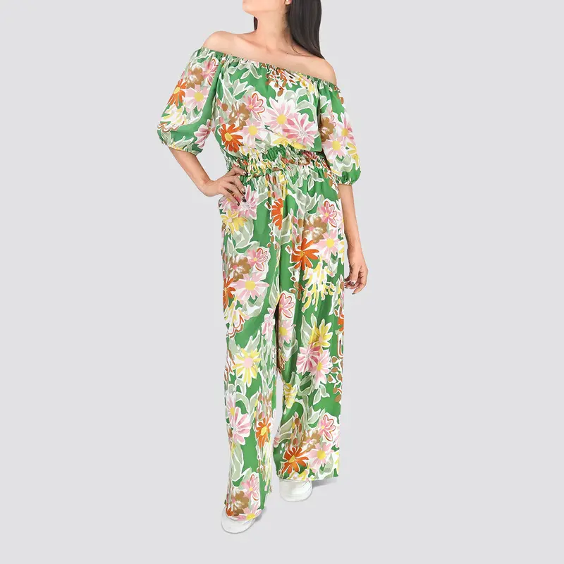 Conjunto De Verano De 2 Piezas Color Verde 1