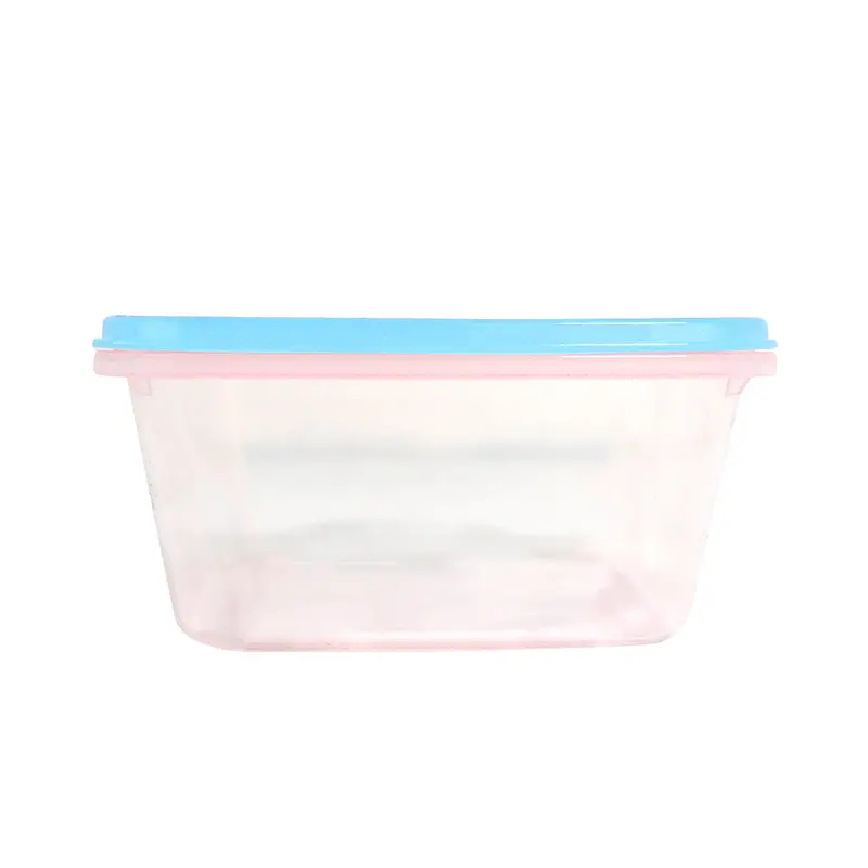 Contenedor Cuadrado De Plástico, Inkanto, Tapa Azul Cielo, 280 Ml 2