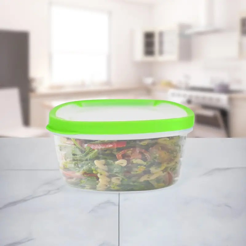 Contenedor Cuadrado Transparente 1.9Lt 1