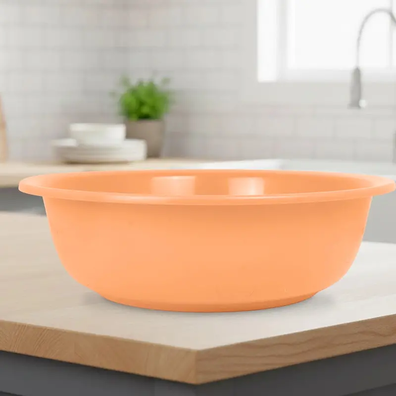Contenedor De Plástico, Color Naranja 1