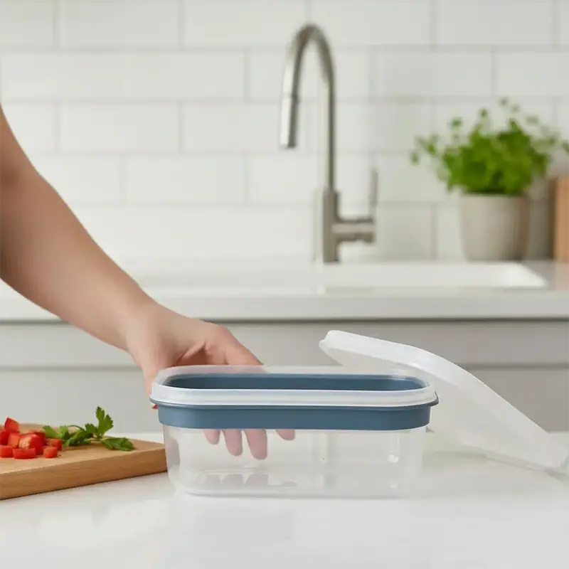 Contenedor De Plástico, Rectangular, 650 Ml 2