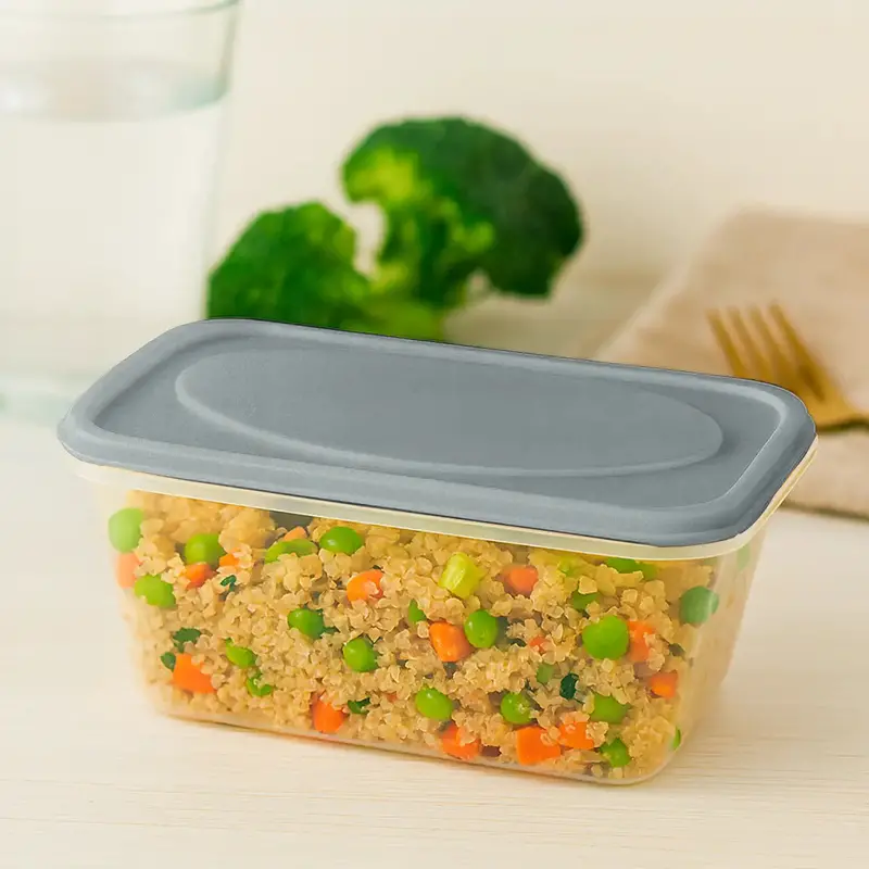Contenedor De Plástico, Tapa Gris, 250 Ml 1