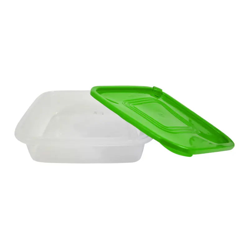 Contenedor Microfresh Cuadrado Color Verde 2L 2