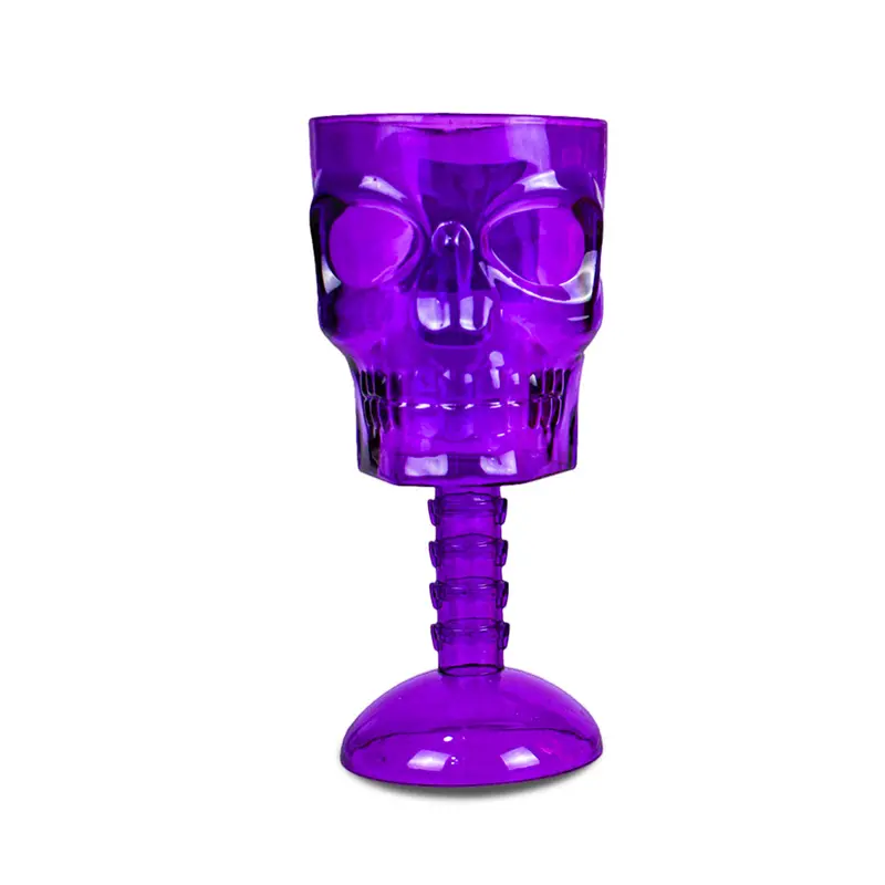 Copa En Forma De Cráneo, Color Morado 2