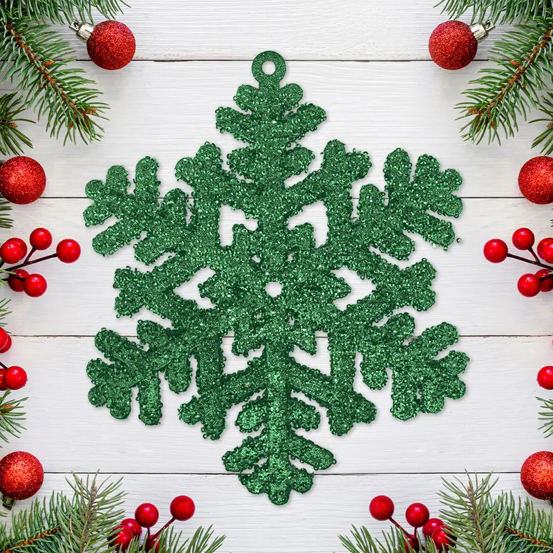 Copo De Nieve Jumbo Color Verde 2