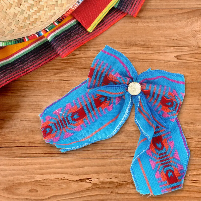 Corbatín Mexicano Color Azul Capri 2