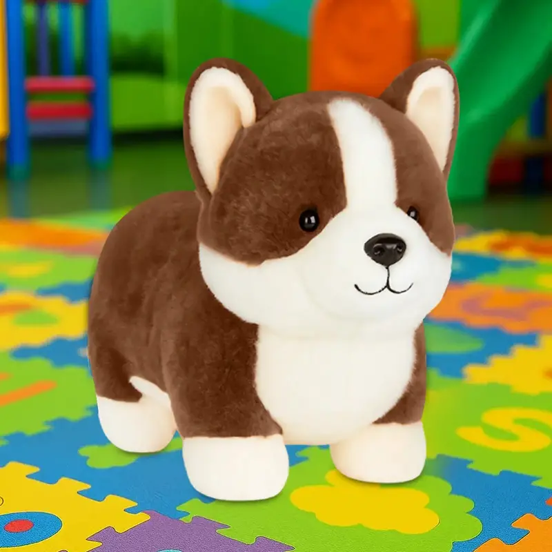 Corgi, Peluche, Color Cafã© 1