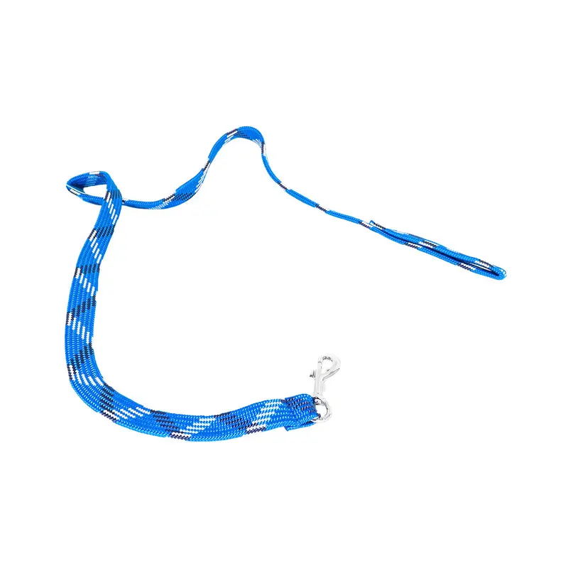 Correa Doble Tejido Para Mascota, Color Azul 2