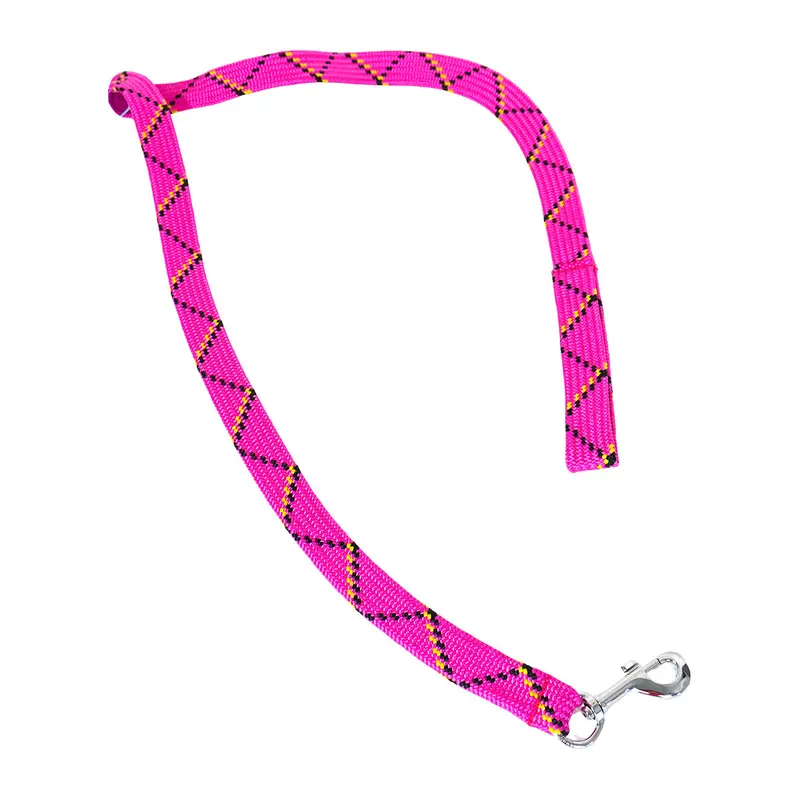 Correa Doble Tejido Para Mascota, Color Fucsia 2