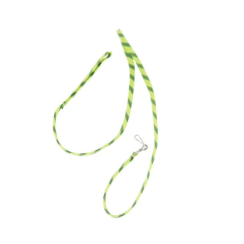 Correa Para Mascota Doble Tejido, Color Amarillo Y Verde 2