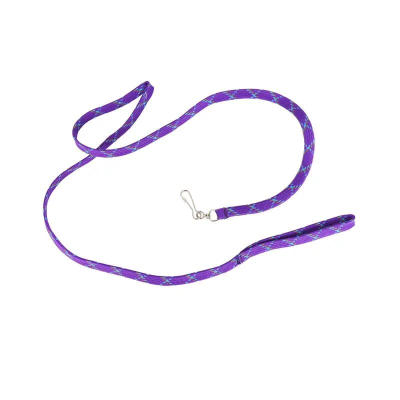 Correa Para Mascota Doble Tejido, Color Morado Y Azul 2