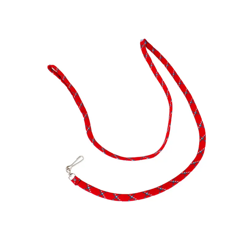 Correa Para Mascota Doble Tejido, Color Rojo Con Blanco 2
