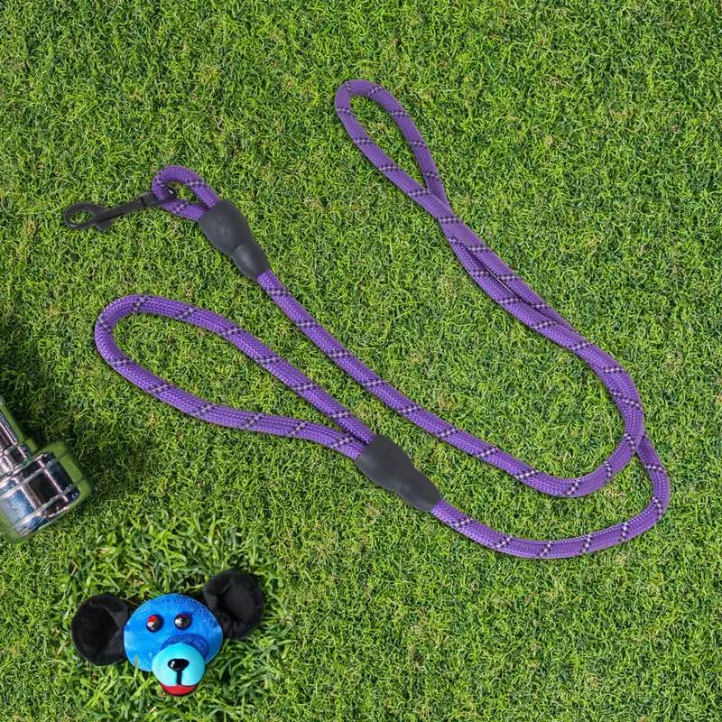 Correa Premium Color Morado Para Perro 1