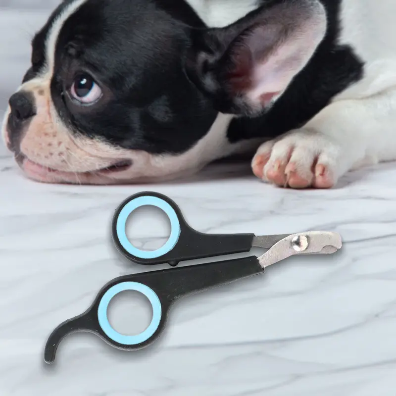 Cortaúñas Color Negro Con Azul Para Mascotas, Amazin Pets 1