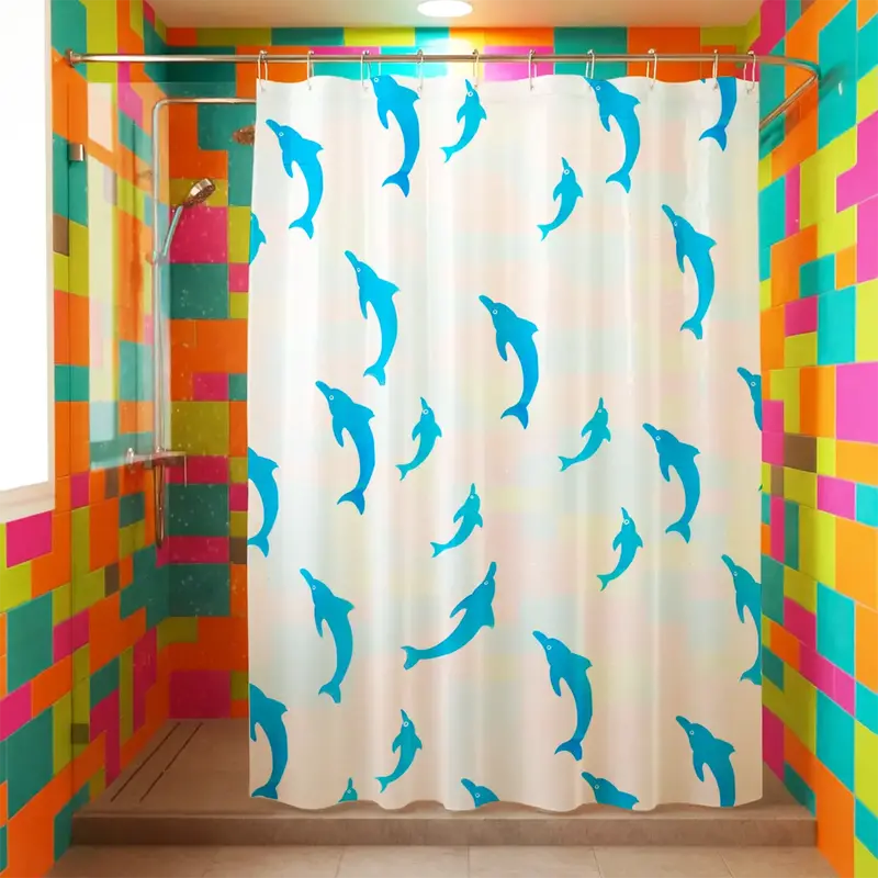 Cortina De Baño, Diseño Delfín 1