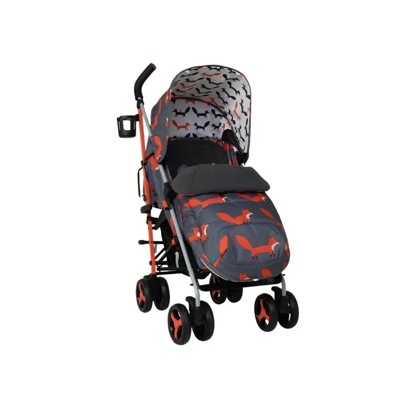 Cosatto Supa 3 Stroller - Charcoal Mister Fox 1