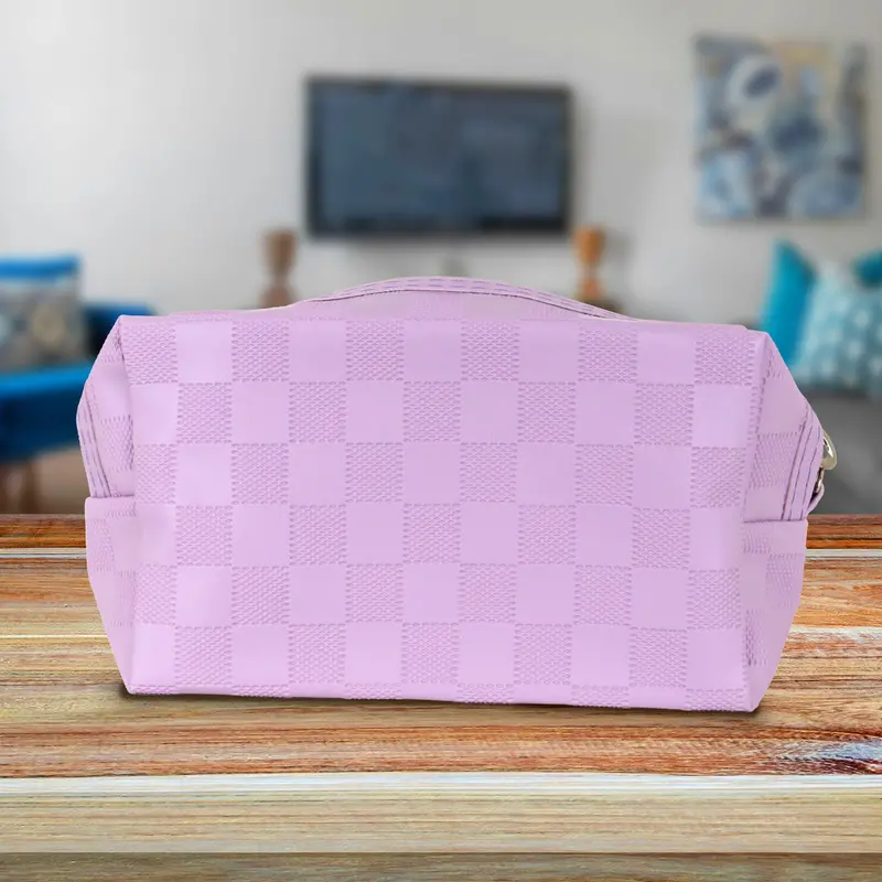 Cosmetiquera Rectangular Color Lila 17X11x7cm 1