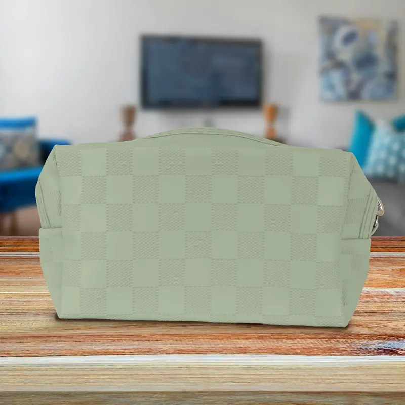Cosmetiquera Rectangular Color Menta 17X11x7cm 1