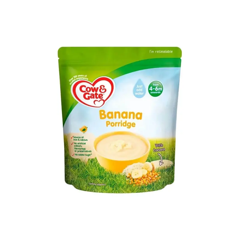Cow & Gate 1 Banana Porridge 4-6 Months 125G 1