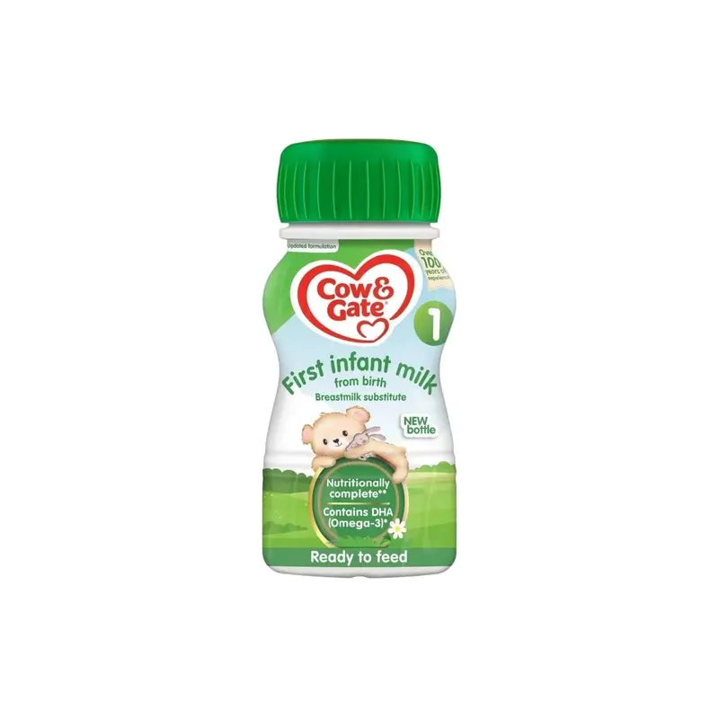 Cow & Gate 1 First Infant Ready To Feed Liquid Milk From Birth 200Ml 1