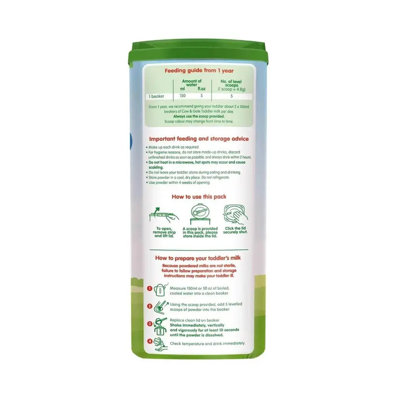Cow & Gate 3 Growing Up Milk Formula 1+ Year 800G 2